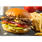 Caterfood Frozen U.S 2oz Seasoned Burger 80%