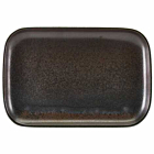 Terra Porcelain Black Rectangular Plate 34.5 x 23.5cm