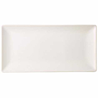 Luna Stoneware White Rectangular Plate 30 x 20cm/12 x 6"