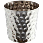 Hammered Stainless Steel Serving Cup 8.5 x 8.5cm