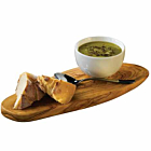 Olive Wood Rustic Platter 35 x 13cm+/-