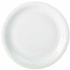Genware Porcelain Narrow Rim Plate 22cm/8.5"