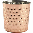 Hammered Copper Plated Serving Cup 8.5 x 8.5cm