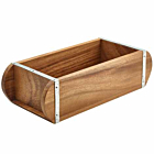 Acacia Wood Brick Mould Table Caddy