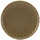 Terra Porcelain Matt Grey Scalloped Coupe Plate 20.3cm