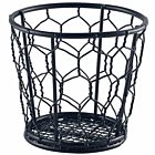 Black Wire Basket 10cm Dia