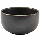 Terra Porcelain Black Round Bowl 12.5cm