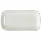 Genware Porcelain Rounded Rectangular Plate 19.5 x 10cm/7.75