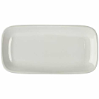 Genware Porcelain Rounded Rectangular Plate 29.5 x 15cm/11.5