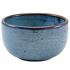 Terra Porcelain Aqua Blue Round Bowl 12.5cm