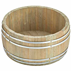 Miniature Wooden Barrel 16.5Dia x 8cm