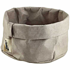 Grey Washable Paper Bag 13 Dia x 10cm (H)