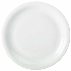 Genware Porcelain Narrow Rim Plate 26cm/10.25"
