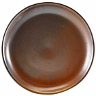 Terra Porcelain Rustic Copper Coupe Plate 24cm