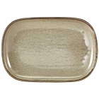 Terra Porcelain Grey Rectangular Plate 24 x 16.5cm