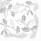 Swantex Swansoft Aspen Christmas Napkins 40cm - unit