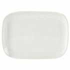 Genware Porcelain Ellipse Rectangular Plate 22.8 x 16.6cm/9
