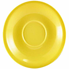 Genware Porcelain Yellow Saucer 13.5cm