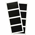 Self Adhesive Rectangular Chalkboard Set 8pcs