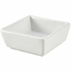 Genware Porcelain Square Dish 8.5 x 3.5cm/3.25 x 1.4"