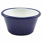 Two Tone Melamine Ramekin Blue And White 59ml/2oz