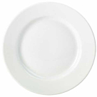 Genware Porcelain Classic Winged Plate 17cm/6.5"