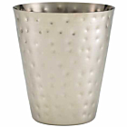 Hammered Stainless Steel Conical Serving Cup 9 x 10cm
