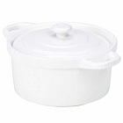 Genware Porcelain Covered Mini Casserole Dish 14cm/5.5"