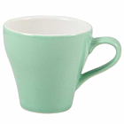 Genware Porcelain Green Tulip Cup 9cl/3oz