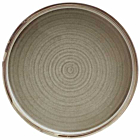 Terra Porcelain Grey Low Presentation Plate 18cm