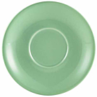 Genware Porcelain Green Saucer 13.5cm/5.25"