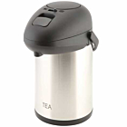 Tea Inscribed St/St Vacuum Pump Pot 2.5L