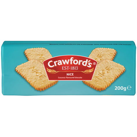 Crawfords Nice Biscuits 12x200g